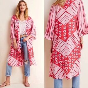 Blank London x Anthropologie Lia Shibori Tie Dye Kimono